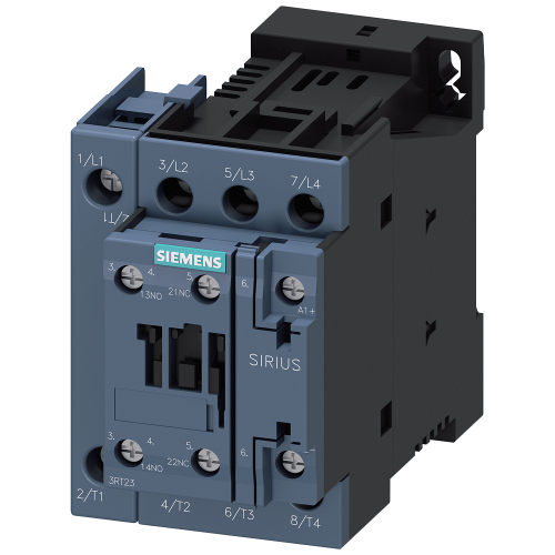 Contactor, 4 NO, AC-1: 35 A 110 V DC, 4-pole, 4 NO, Size S0, Screw terminal 1 NO + 1 NC integrated
