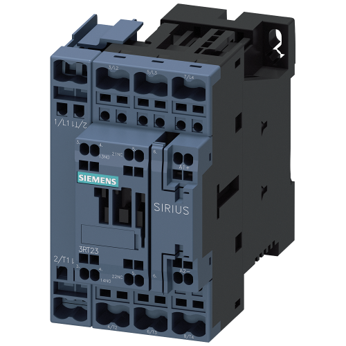 Contactor, 4 NO, AC-1: 35 A 110 V DC, 4-pole, 4 NO, Size S0, Spring-type terminal 1 NO + 1 NC integr