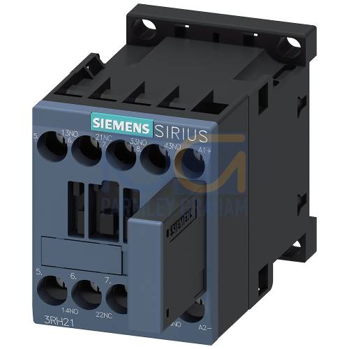 Coupling contactor relay, 3 NO + 1 NC, 24 V DC, 0.85 ... 1.85* US, with varistor plugged on, Size S0