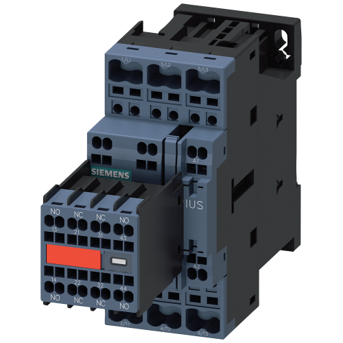 power contactor, AC-3 12 A, 5.5kW / 400 V 2 NO + 2 NC, 230 V AC 50 / 60 Hz, 3-pole Size S0, Spring-