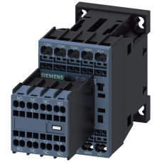 Contactor relay, 6 NO + 2 NC, 24 V DC, Size S00, spring-type terminal, Removable auxiliary switch