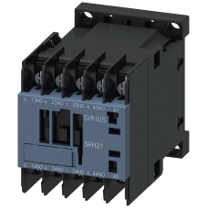 Contactor relay, 4 NO, 200 V AC, 50 Hz, 200 .. 220 V, 60 Hz, Size S00, ring cable lug connection