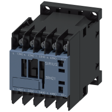 Contactor relay, 4 NO, 125 V DC, Size S00, ring cable lug connection