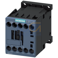 Contactor relay, 4 NO, 24 V DC, with integrated diode, Size S00, screw terminal