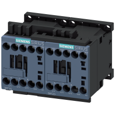 Reversing contactor assembly AC-3, 3 kW/400 V, 24 V DC 3-pole, Size S00 screw terminal electrical and mechanical interlock with integrated diode