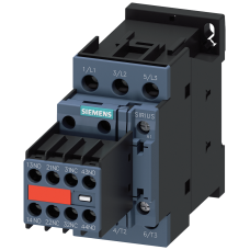 power contactor, AC-3 12 A, 5.5kW / 400 V 2 NO + 2 NC, 230 V AC 50 / 60 Hz, 3-pole Size S0, screw t