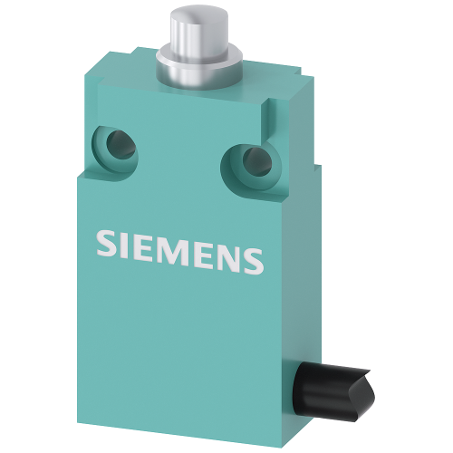 Metal plunger, 5m moulded cable (5x0.75mm2), with side cable exit - 1NO+1NC snap-action contact, 10A (AC15)