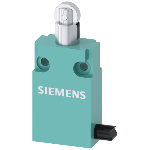 Plunger with roller, 2m moulded cable with side cable exit - 1NO+1NC snap-action contact, 10A (AC15)