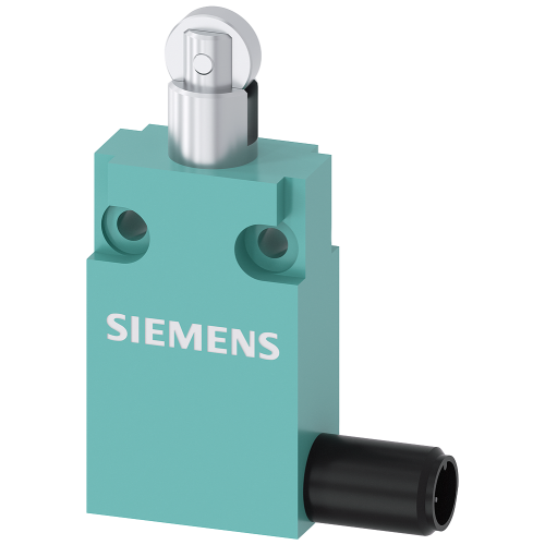 Plunger with roller, M12 plug connector on side of enclosure - 1NO+1NC snap-action contact, 10A (AC15)