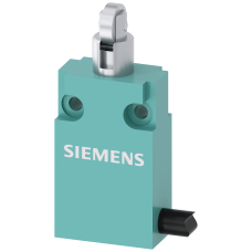 Plunger with roller twisted 90deg, 2m moulded cable with side cable exit - 1NO+1NC snap-action contact, 10A (AC15)