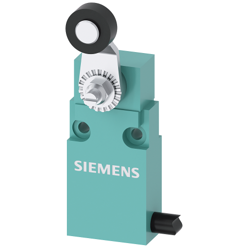 Twist lever with roller, 5m moulded cable with side cable exit - 1NO+1NC snap-action contact, 10A (AC15)