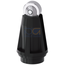 Actuator head for position switch 3SE51 Roller plunger with 3 mm overtravel Stainless steel roller 1