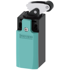 90deg plastic roller lever, with 13mm plastic roller, sideways operation - 1NO+2NC snap-action contact, 6A (AC15)