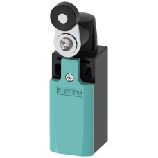 Plastic twist lever, with 19mm plastic roller, type A to EN 50047 - 1NO+2NC snap-action contact, 6A (AC15)