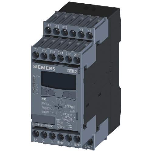 Temperature monitoring relay for IO -Link Pt100/1000, KTY83/84, NTC 1 up to 3 sensors