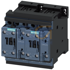 Reversing contactor assembly, AC-3, 7.5 kW/400 V, 125 V DC, 3-pole, S0