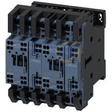 Reversing contactor assembly AC-3, 7.5kW/400 V 110 V AC 50 Hz/120 V 60 Hz, 3-pole Size S0, Spring-t