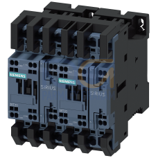 Reversing contactor assembly, AC-3, 11 kW/400 V, 24 V DC, 3-pole, S0