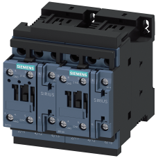 Reversing contactor assembly for 3RA27 AC-3, 5.5kW/400 V, 24 V DC 3-pole, Size S0 screw terminal el