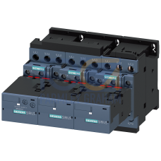 Contactor assembly for star-delta (wye-delta) starting, AC-3, 22 kW/400 V, 110 V AC 50 Hz/120 V AC 60 Hz, 3-pole, S0