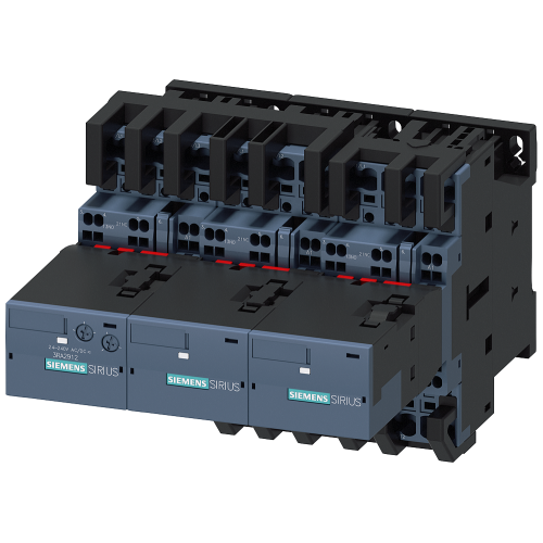 Contactor assembly for star-delta (wye-delta) start AC3, 11 kW/400 V 24 V AC, 50/60 Hz, 3-pole S0