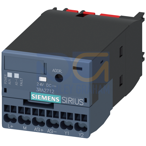 Function module for AS-Interface, direct-on-line start, mounting on contactors 3RT2 S00/S0