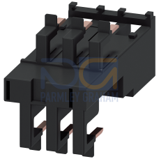 Link module spring-type Electrical and mechanical for 3RV2.21 and 3RT2.2. (multi-unit packaging)