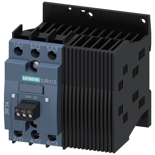 Solid-state contactor 3-phase 3RF3 AC 53 / 7.4 A / 40 &deg;C 48-480 V / 110-230 V AC Reversing circuit