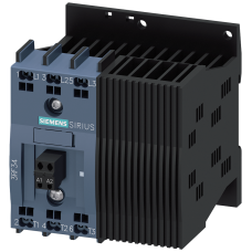 Solid-state contactor 3RF3, 3-ph. AC53 16 A 48-480 V/24 V DC 2-phase controlled
