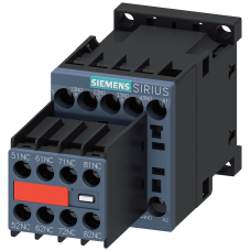 Contactor relay, 4 NO + 4 NC, 230 V AC, 50 / 60 Hz, Size S00, screw terminal, Captive auxiliary swit