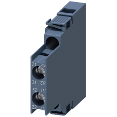 Auxiliary switch lateral, 2 NC, current paths: 1 NC, 1 NC, for motor contactors
