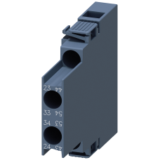 Auxiliary switch lateral, 2 NO, current paths: 1 NO, 1 NO for motor contactors, S00