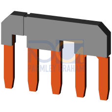 Parallel connector without connection terminal, 3-pole for 3RT102.