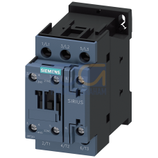 Contactor, AC-3e, 38 A/18.5 kW/400 V, 3-pole, 230 V AC/50 Hz, 1 NO+1 NC, screw terminal