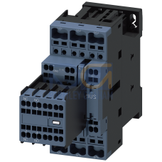 Contactor, AC-3e, 38 A/18.5 kW/400 V, 3-pole, 24 V AC, 50/60 Hz, 2 NO+2 NC, spring-type terminal