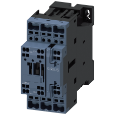 Contactor, AC-3, 12 A/5.5 kW/400 V, 3-pole, 24 V DC, function module optional, 1 NO+1 NC, spring-type terminal