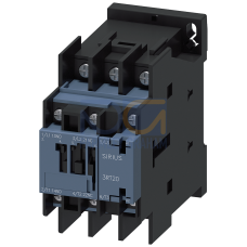 Contactor, AC-3, 25 A/11 kW/400 V, 3-pole, 220 V AC/50 Hz, 240 V AC/60 Hz, 1 NO+1 NC, ring cable connection