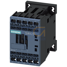 Power contactor, AC-3 16 A, 7.5kW, 400 V 2 NO + 2 NC 24 V AC, 50/60 Hz 4-pole Size S00 Screw termin