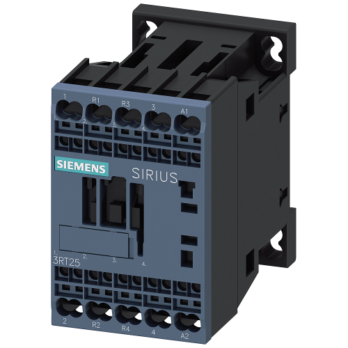 Power contactor, AC-3 16 A, 7.5kW, 400 V 2 NO + 2 NC 24 V AC, 50/60 Hz 4-pole Size S00 Screw termin