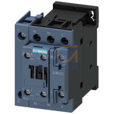 Power contactor, AC-3 25 A, 11 kW / 400 V 2 NO + 2 NC 42 V AC, 50 Hz 4-pole size S0 screw terminals 1 NO + 1 NC integrated