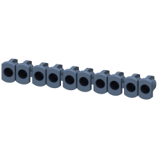 Insulating stop line for 5 connection terminal pairs per contactor