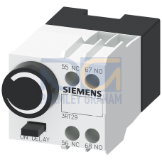Pneumatic timing relay block OFF delay 1 ... 60 s 1 NO + 1 NC, for motor contactors size S0