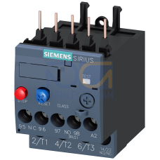 Overload relay 7.0...10 A Thermal For motor protection Size S00, Class 10 Contactor mounting Main circuit: Screw Auxiliary circuit: Screw Manual-Au...