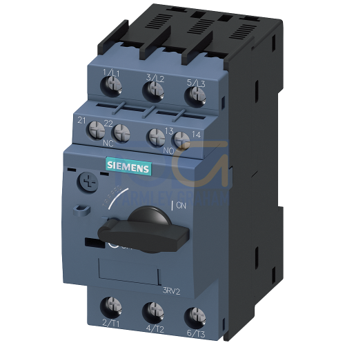 Circuit breaker size S00 for motor protection, CLASS 10 A-release 10...16 A N-release 208 A screw te