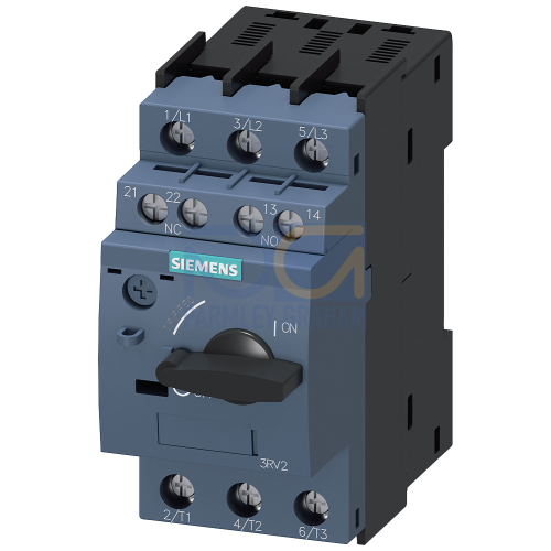 CIRCUIT-BREAKER SZ S0, FOR MOTOR PROTECTION, CLASS 10, A-RELEASE 13...20A, N-RELEASE 260A, SCREW CONNECTION, STANDARD SW. CAPACITY, W. TRANSVERSE AUX. SWITCH 1NO+1NC