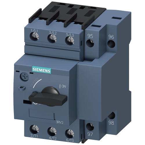 Circuit breaker size S00 for motor protection, CLASS 10 with overload relay function A-release 3.5..