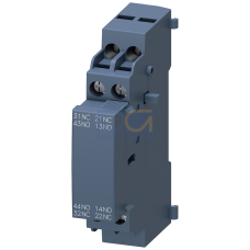 Auxiliary switch attachable on the side 2 NO + 2 NC for circuit breaker, S00/S0