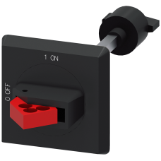 Door-coupling rotary operating mechanism IP64 for circuit breaker Size S00...S3 130 mm shaft black