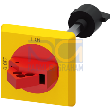Door-coupling rotary operating mechanism IP64 Emergency switching-off, Size S00...S3 130 mm shaft