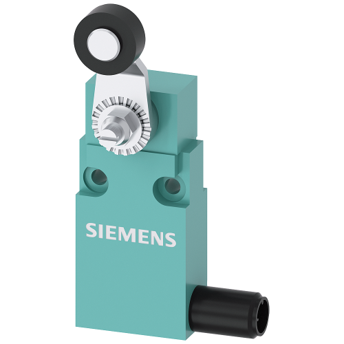 Twist lever with roller, M12 plug connector on side of enclosure - 1NO+1NC snap-action contact, 10A (AC15)